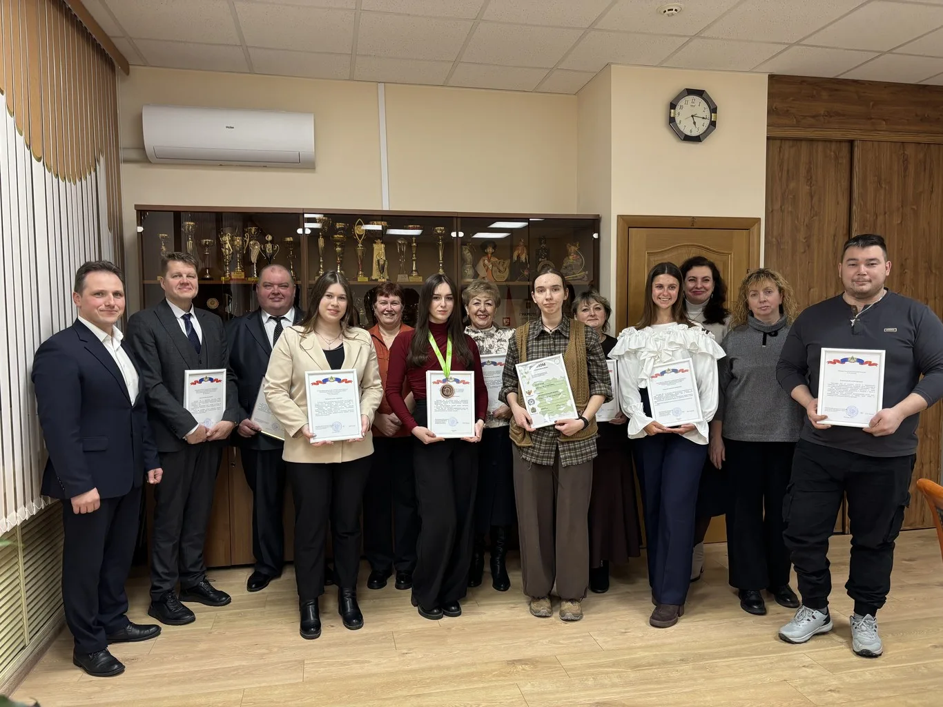 Встреча с призерами чемпионата по профессиональному мастерству «Профессионалы»